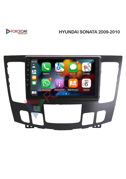 Drivetec Hyundai SONATA DİJİTAL AC Android 4 Gb + 64 GB Rom Carplay Multimedya + GERİ GÖRÜŞ KAMERASI HEDİYE ürün görseli 1