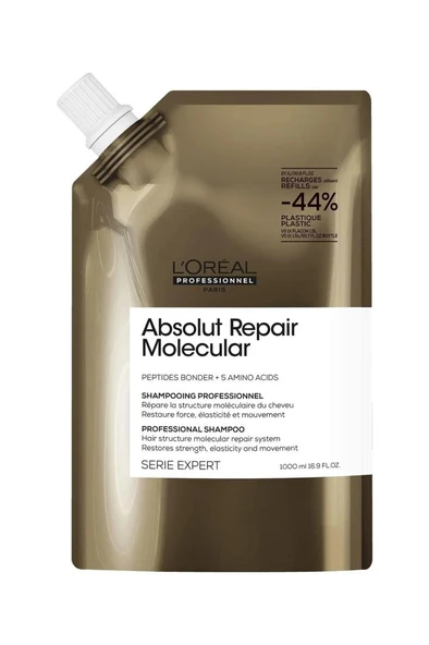 Loreal Professionnel Absolut Repair Molecular Şampuan Refilli 1000 ml ürün görseli 1