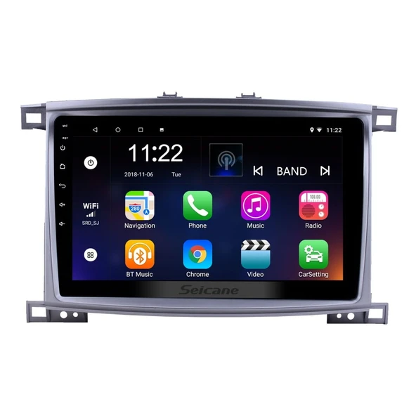 Drivetec Toyota Land Cruiser 100 1998-2007 Android 8 GB Ram + 128 GB Rom Carplay Multimedya + GERİ GÖRÜŞ KAMERASI HEDİYE ürün görseli 1