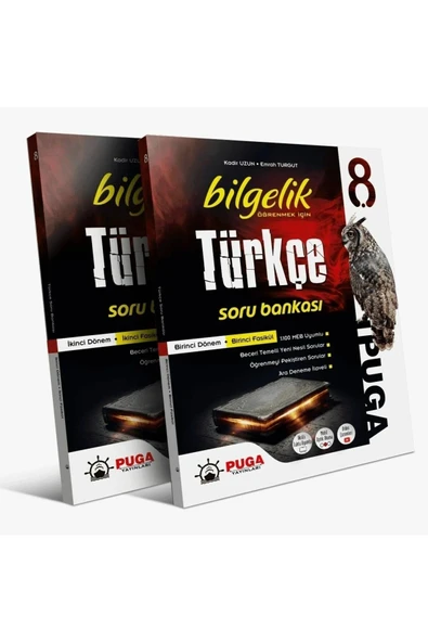 PUGA YAYINLARI TÜRKÇE 2'Lİ SORU BANKASI SETİ ürün görseli 1