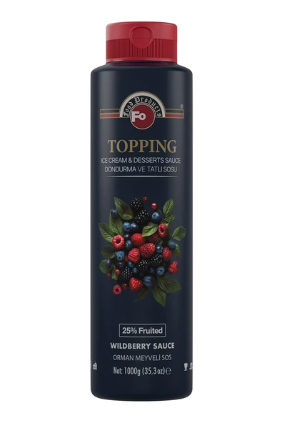 Orman Meyveli Topping Dondurma Sosu 1 kg ürün görseli 1