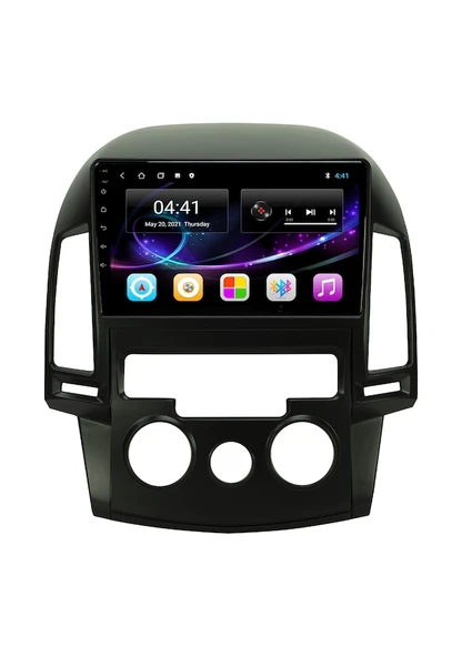 Drivetec Hyundai i30 Manuel Ac 2017-2012 Android 4 Gb + 64 GB Rom Carplay Multimedya + GERİ GÖRÜŞ KAMERASI HEDİYE ürün görseli 1