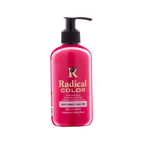 Radical Color NEW 25/Candypink Amonyaksız Su Bazlı Saç Boyası 250 ML 1 Adet Şeker Pembesi ürün görseli 1