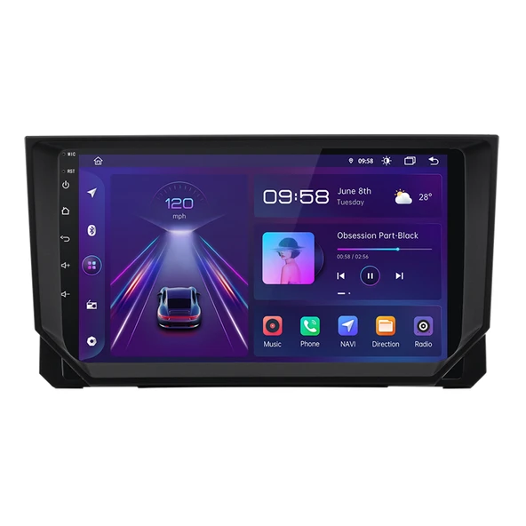 Drivetec Seat İbiza New 2017-2020 Android 4 Gb Ram + 64 GB Rom Carplay Multimedya + GERİ GÖRÜŞ KAMERASI HEDİYE ürün görseli 1