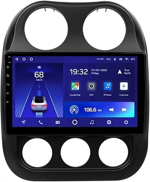 Drivetec Jeep Compass 2009-2016 Android 2 Gb + 32 Gb Rom Carplay Multimedya - Resim 2