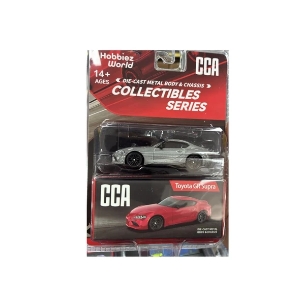 CCA Collectibles Series Toyota GR Supra Gümüş 1/64 Model Araba ürün görseli 1