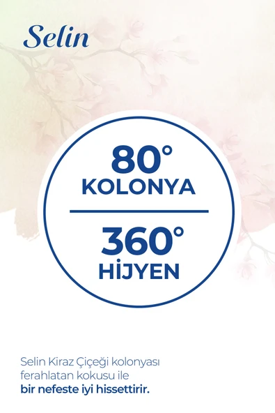 Parfümlü Kolonya Kiraz Çiçeği 400 ml 2'li Set - Resim 5