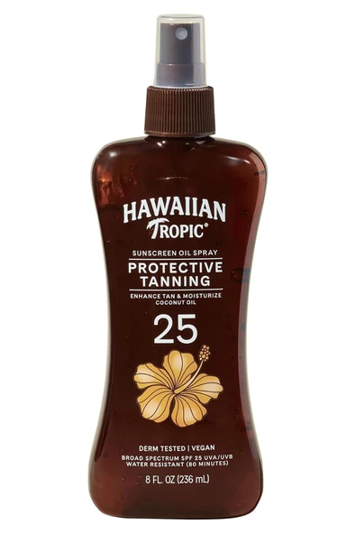 Hawaiian Tropic Protective Tanning SPF25 Koruyucu ve Bronzlaştırıcı Yağ 236ML ürün görseli 1