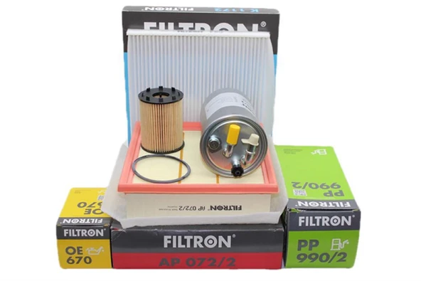 Opel / Corsa E 1.3 Dizel Motor Bakım Filtre Seti Filtron ürün görseli 1