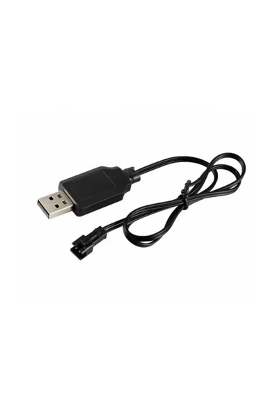 3.7V / 3.6V Lityum Pil Usb Şarj Kablosu JST SM-2P Soket  Lipo Batarya RC Quadcopter Drone Helikopter ürün görseli 1