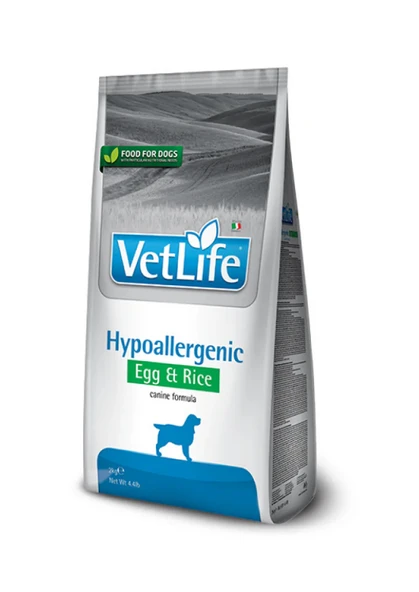 Vet Life Natural Dog Hypoallergenic Yumurta ve Pirinçli Diyet Yetişkin Köpek Maması 2 Kg ürün görseli 1