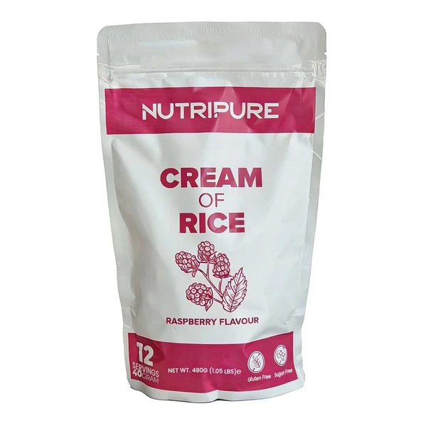 Nutripure Cream of Rice 480 G - Ahududu Aromalı ürün görseli 1