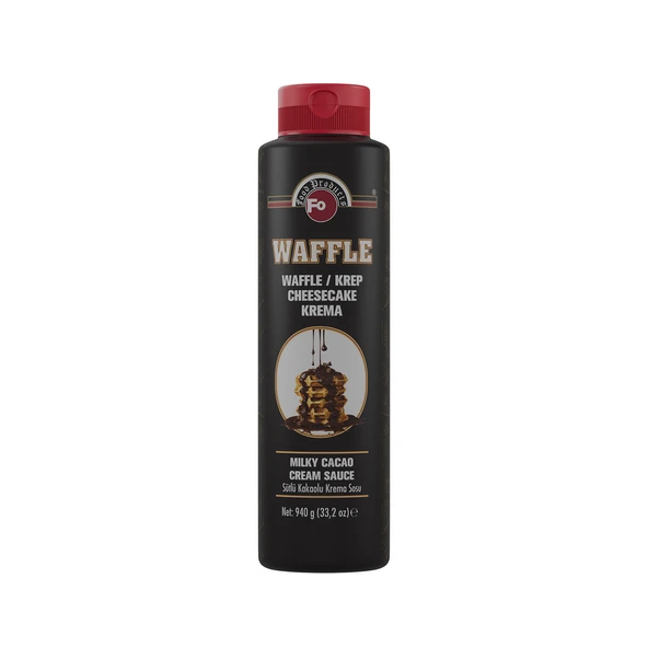 Sütlü Kakaolu Waffle ve Krep için Krema Sosu 940 gr ürün görseli 1