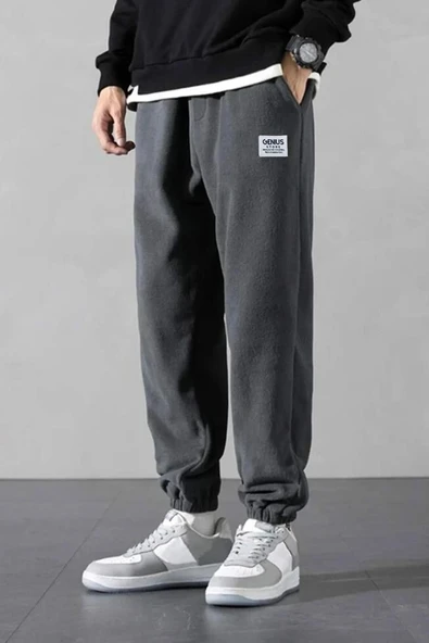 STORE Erkek Polar Kumaş Oversize Erkek Eşofman altı ürün görseli 1