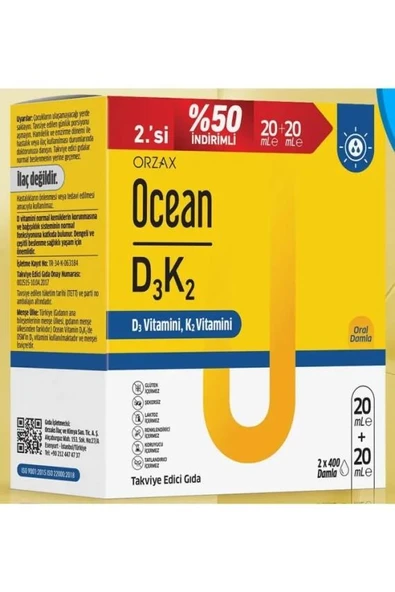 Ocean D3K2 20ml+20ml ürün görseli 1
