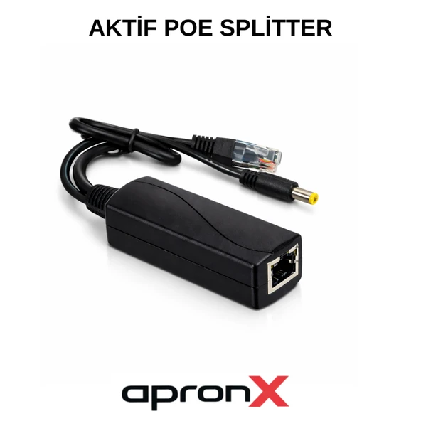 48 Volt to 12 Volt Aktif izole Poe Splitter ürün görseli 1