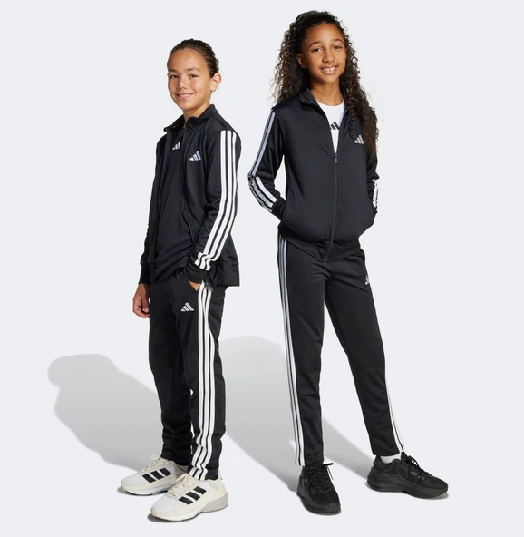 adidas Essentials Climacool Çocuk Siyah Eşofman Takımı JD6502 ürün görseli 1
