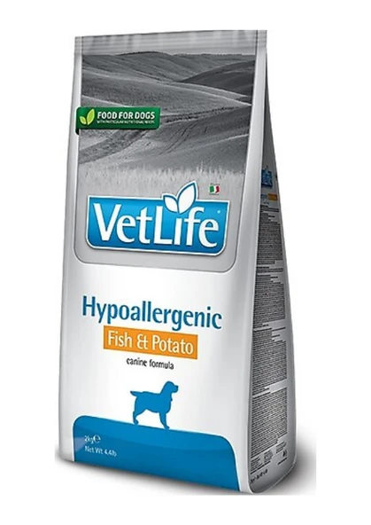 Vet Life Natural Hypoallergenic Balık Ve Patatesli Diyet Yetişkin Köpek Maması 12 Kg ürün görseli 1