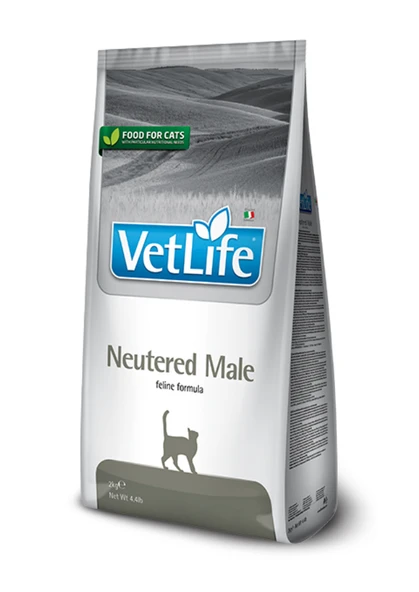 Vet Life Natural Neutered Male Cat Erkek Diyet Kısırlaştırılmış Kedi Maması 2 Kg ürün görseli 1