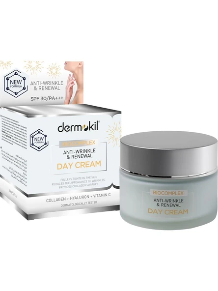Dermokil Kırışıklık Karşıtı ve Yenileyici Gündüz Kremi 50 ml ürün görseli 1
