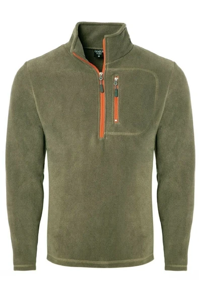 Store Erkek Polar Renkli Yarım Fermuarlı Cepli Tactical Flecee ürün görseli 1