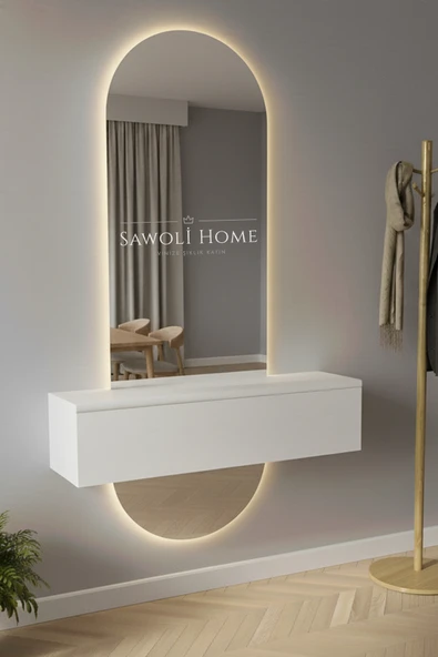Sawoli Home Lotus Dresuar 60 cm Beyaz ( Aynasız) ürün görseli 1