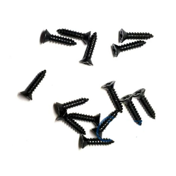 Klips, Menteşe, Ayak, Ağaç, Sunta Vidası 2,2x7,5mm - Siyah 1000 Adet ürün görseli 1