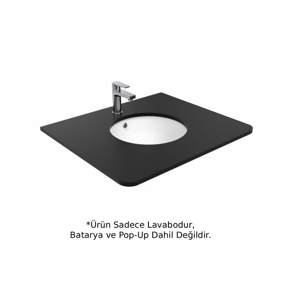 Creavit MA037 Mare Tezgah Altı Lavabo Beyaz 38cm ürün görseli 1