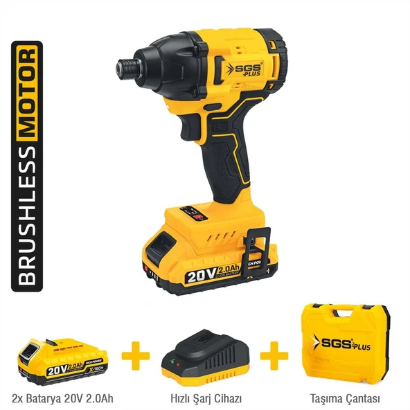 SGS AKÜLÜ DARBELİ VİDALAMA / 20 VOLT / 2 Ah / BL SGS5500 ürün görseli 1