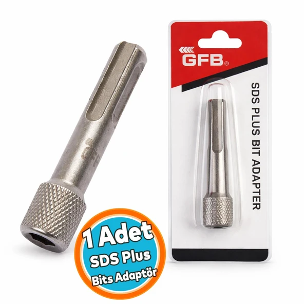 Bist Uç Ara Adaptörü 1/4" Sds Saplı 65 mm Çelik Matkap Ucu Matkap Hilti Kırıcı Delici Uç ürün görseli 1