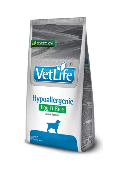 Vet Life Natural Dog Hypoallergenic Yumurta Ve Pirinçli Yetişkin Köpek Maması 12 Kg ürün görseli 1