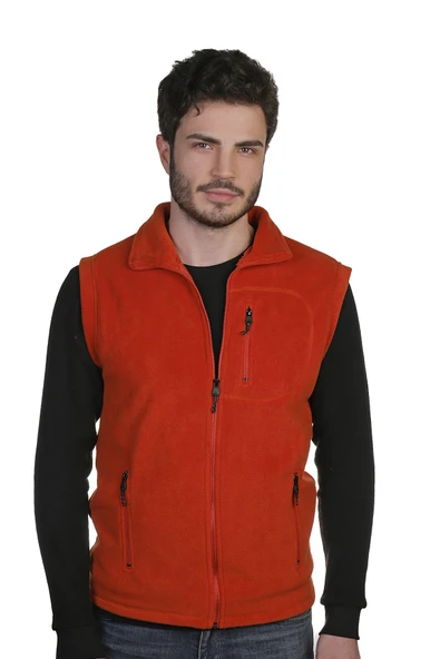 Store Erkek Polar Yelek Tam Femuarlı Outdoor Spor Yelek 3 Cepli 8 Renk ürün görseli 1