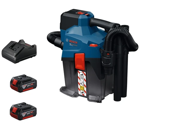 Bosch GAS 18V-6LS Akülü El Süpürgesi 2x5.0Ah Çift Akülü ürün görseli 1