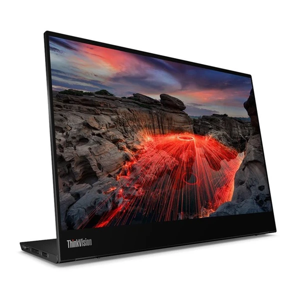 LENOVO THINKVISION M14T GEN2 63FDUAT6WL 14" (2240X1400) 10 NOKTA TOUCH TYPE-C IPS 6MS MOBİL MONİTÖR ürün görseli 1