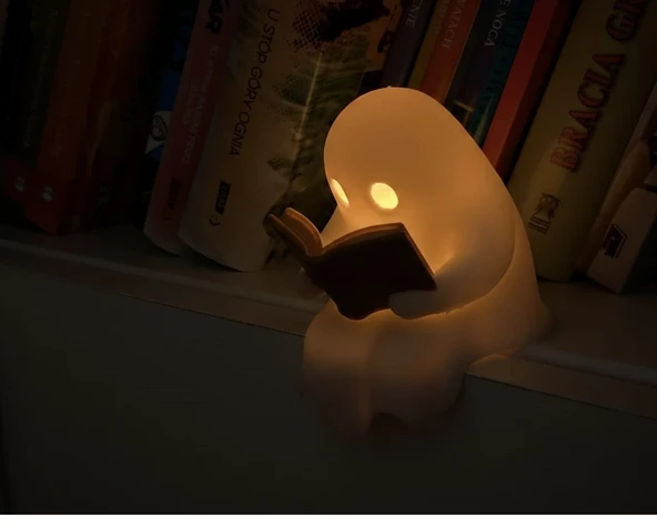 3d Baskı Kitap Okuyan Hayalet Biblo - Resim 4