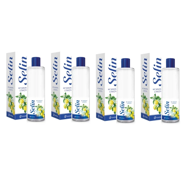Selin Limon Kolonyası 400 ml Pet x 4 Adet ürün görseli 1