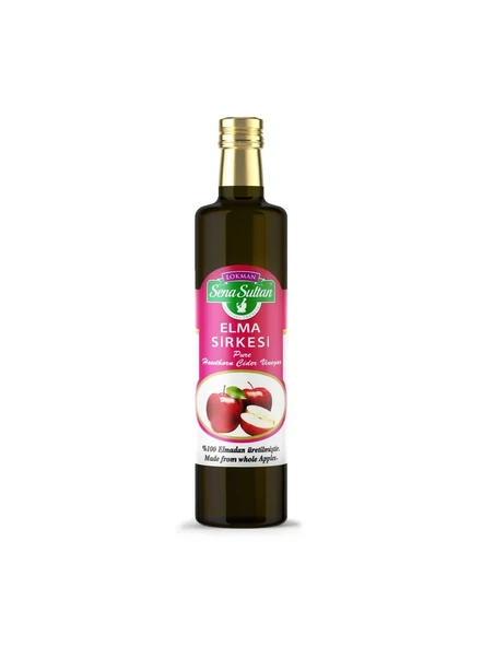 SENA SULTAN KATKISIZ ELMA SİRKESİ 500 ML ürün görseli 1