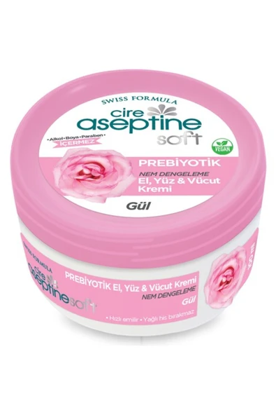 Cire Aseptin Soft Gül Nemlendirici Bakım Krem 100 ml ürün görseli 1