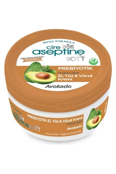 ire Aseptin Soft Avokado Nemlendirici Bakım Krem 100 ml ürün görseli 1