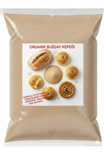 Tarımsal ve Hayvansal Ürünler Organik, Katkısız, Doğal Buğday Kepeği Unu 1 Kğ ürün görseli 1