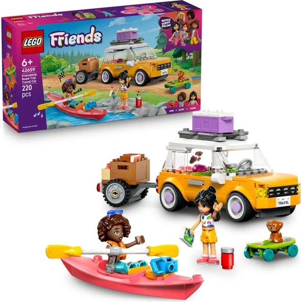LEGO 42659  Friends Arkadaşlık Seyahat Arabası - 6 Yaş ve Üzeri Çocuklar Için Yaratıcı Oyuncak Yapım Seti (220 Parça) ürün görseli 1