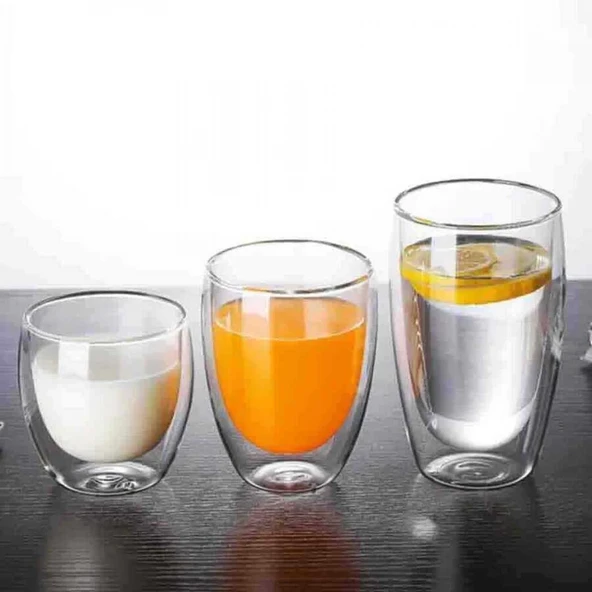 Çift Katman Bardak 250 ml (ÇKB-250) - Resim 3