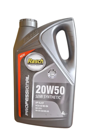 Rasch 20W50 Semi Synthetıc Motor Yağı 4 Lt ürün görseli 1