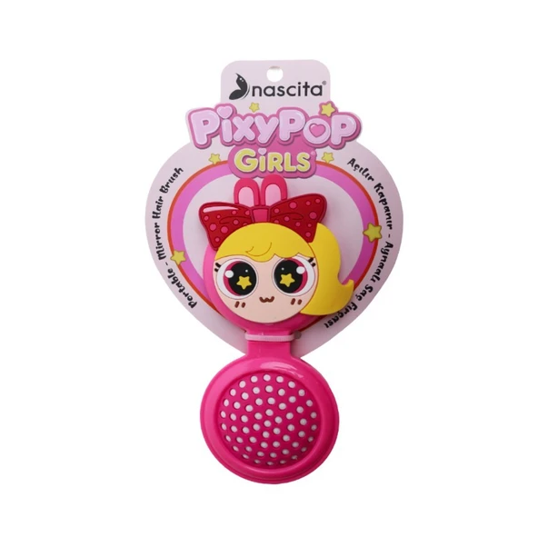 Nascita Pixy Pop Girls Lulu Saç Fırçası - Pembe Güç ürün görseli 1