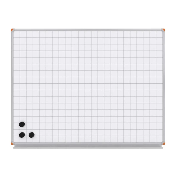 Kareli Mıknatıslı Yüzey Beyaz Yazı Tahtası 120x120cm ürün görseli 1