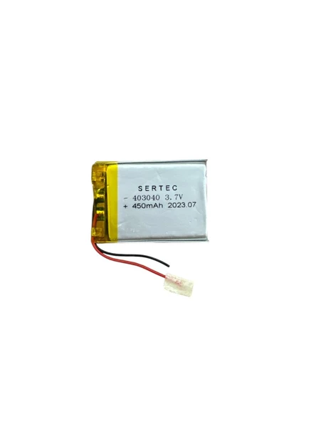 403040 3.7V 450 MAh Li-Polymer Pil (Devreli/1.5A) ürün görseli 1