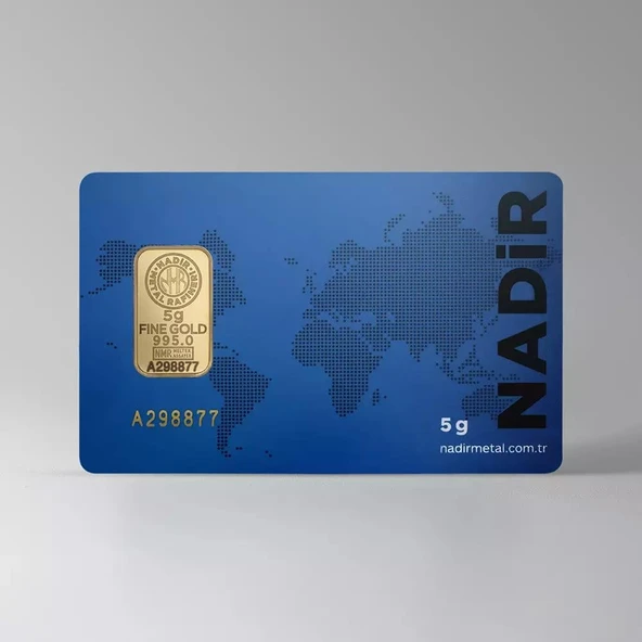 Nadir Gold 24 Ayar 5 Gram Külçe Altın ürün görseli 1