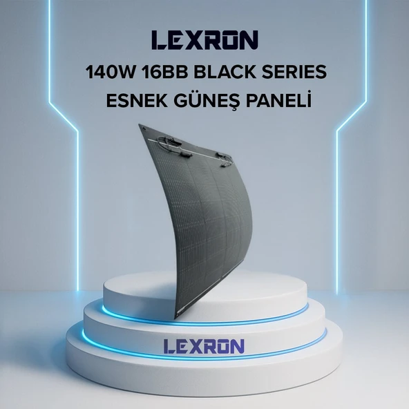 140W 16BB BLACK SERIES TOPCON ESNEK GÜNEŞ PANELİ ürün görseli 1