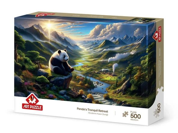 Art Puzzle Pandanın Huzur Durağı 500 Parça - 40502 ürün görseli 1