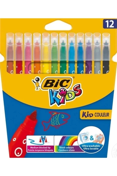Bic 37 Parça Dikkat Geliştirici Boyama Seti - Resim 5